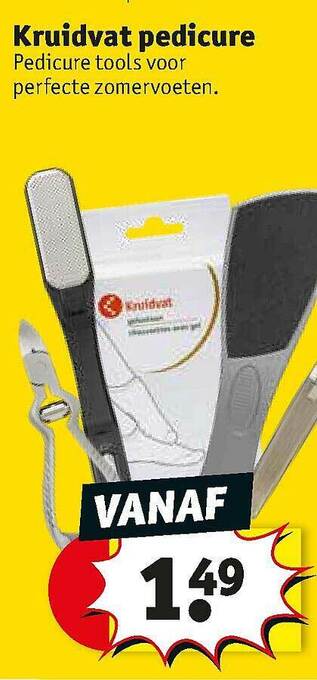 Kruidvat Kruidvat Pedicure aanbieding