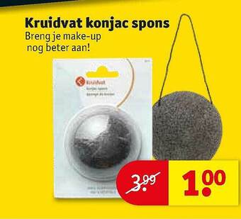 Kruidvat Kruidvat Konjac Spons aanbieding