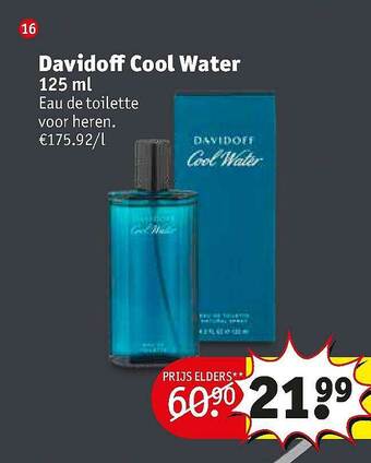 Kruidvat Davidoff Cool Water aanbieding
