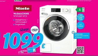 Krëfel Miele Wasmachine WWG360 WCS aanbieding
