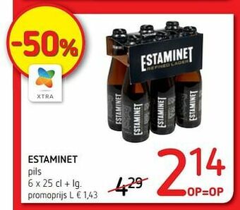 Spar Colruyt Estaminet pils aanbieding