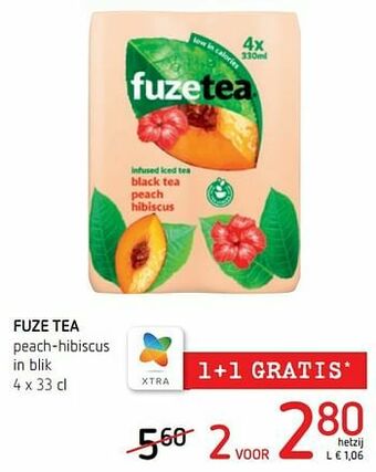 Fuze tea peach-hibiscus