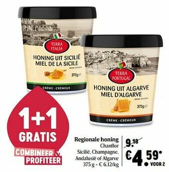 Delhaize Regionale honing aanbieding