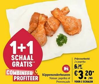 Delhaize Kippenonderbouten paprika aanbieding