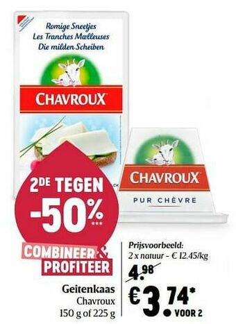 Geitenkaas chavroux natuur