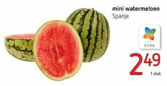 Spar Colruyt Mini watermeloen aanbieding