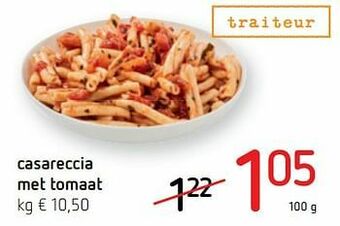 Casareccia met tomaat