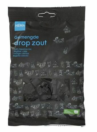 HEMA HEMA Drop Zout Gemengd 275gram aanbieding