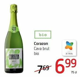 Spar Colruyt Corazon cava brut bio aanbieding
