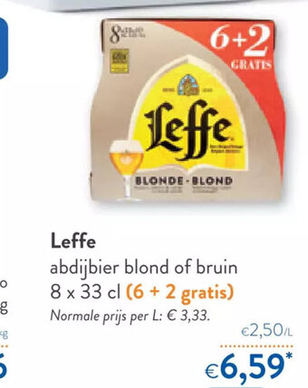 OKay Leffe abdijbier blond of bruin 8 x 33cl aanbieding