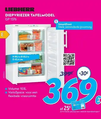 Diepvriezer Tafelmodel GP1376