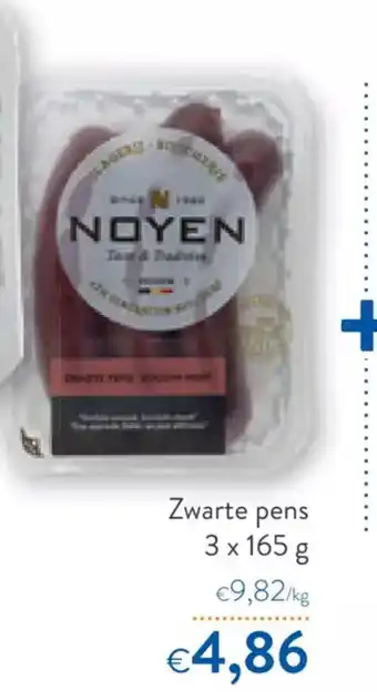 OKay Noyen Zwarte pens 3 x 165g aanbieding