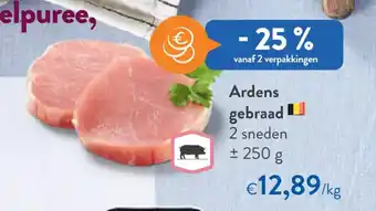 OKay Ardens gebraad 2 sneden 250g aanbieding