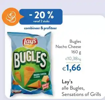 OKay Bugles nacho cheese 160 aanbieding