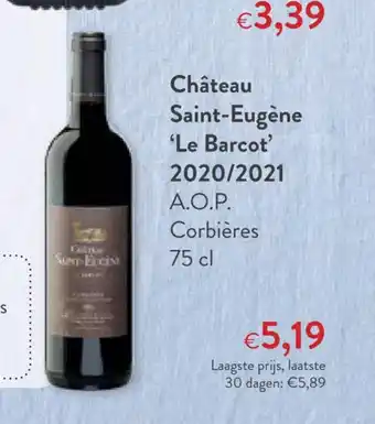 OKay Chateau saint-Eugene le barcot 2020/2021 75cl aanbieding