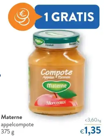 OKay Materne appelcompote 375 g aanbieding