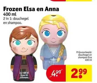 Kruidvat Frozen elsa en anna 400 ml aanbieding