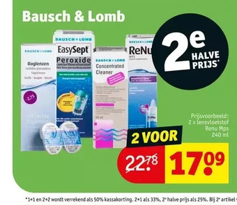 Kruidvat Bausch & lomb aanbieding