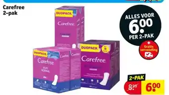 Kruidvat Carefree 2-pak aanbieding