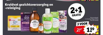 Kruidvat Kruidvat gezichtsverzorging en -reiniging aanbieding