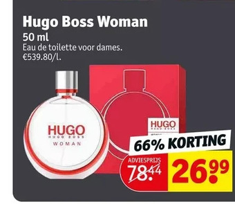 Kruidvat Hugo boss woman 50 ml aanbieding