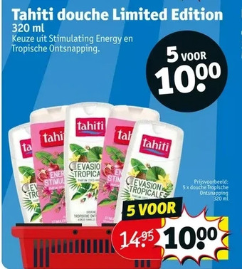 Kruidvat Tahiti douche limited edition 320 ml aanbieding