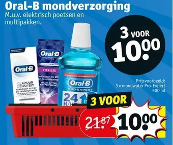 Kruidvat Oral-b mondverzorging aanbieding