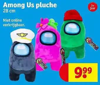 Kruidvat Among us pluche aanbieding