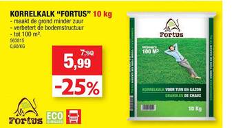 Hubo Korrelkalk fortus aanbieding