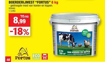Hubo Boederijmest fortus aanbieding