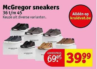 Kruidvat Mcgregor sneakers aanbieding