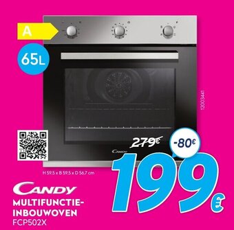 Candy Multifunctie-inbouwoven