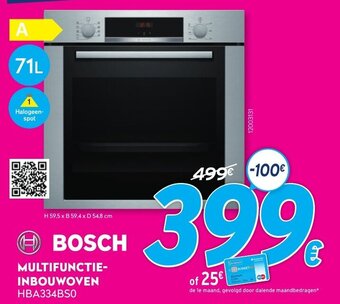 Krëfel Bosch Multifunctie-inbouwoven aanbieding