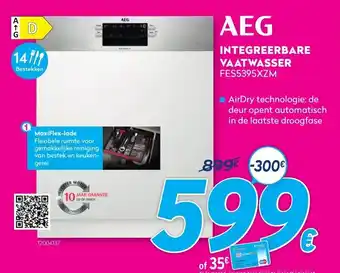 Krëfel AEG Integreerbare Vaatwasser FES5395XZM aanbieding