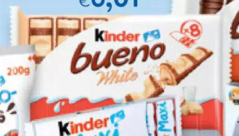 OKay Kinder bueno white 8 x 39g aanbieding
