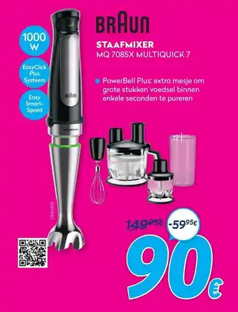 Braun Sta Afmixer MQ 7085X Multiquick 7