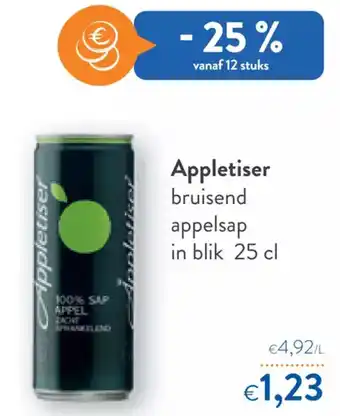 Appletiser bruisend appelsap in blik 25cl