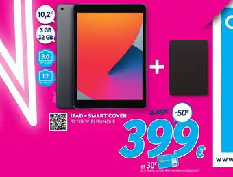 Krëfel Ipad + Smart Cover 32GB WIFI Bundle aanbieding
