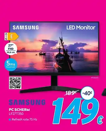 Krëfel Samsung PC Scherm LF27T350 aanbieding