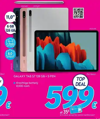 Krëfel Galaxy Tab S7 128GB + S Pen aanbieding