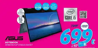 Asus Notebook Zenbookflip UX363JA-EM120T