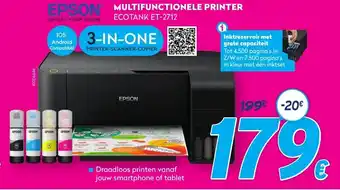 Krëfel Multifunctionele Printer Ecotank ET 2712 aanbieding