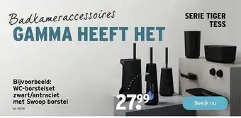 GAMMA Serie tiger tess badkameraccessoires aanbieding