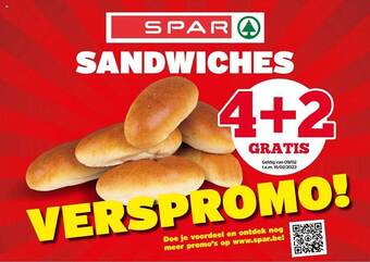 Spar Sandwiches aanbieding