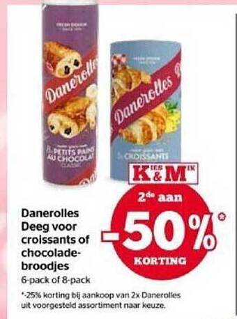 Spar Danerolles deeg voor croissants of chocoladebroodjes aanbieding