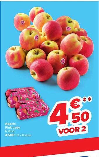 Appels pink lady
