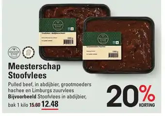 Sligro Meesterschap stoofvlees 1 kilo aanbieding