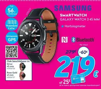 Krëfel Samsung Smartwatch Galaxy Watch 3 45MM aanbieding