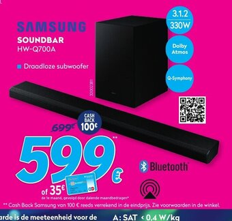Krëfel Samsung Soundbar HW-Q700A aanbieding