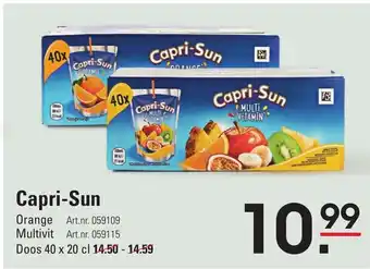 Sligro Capri-sun orange doos 40 x 20cl aanbieding